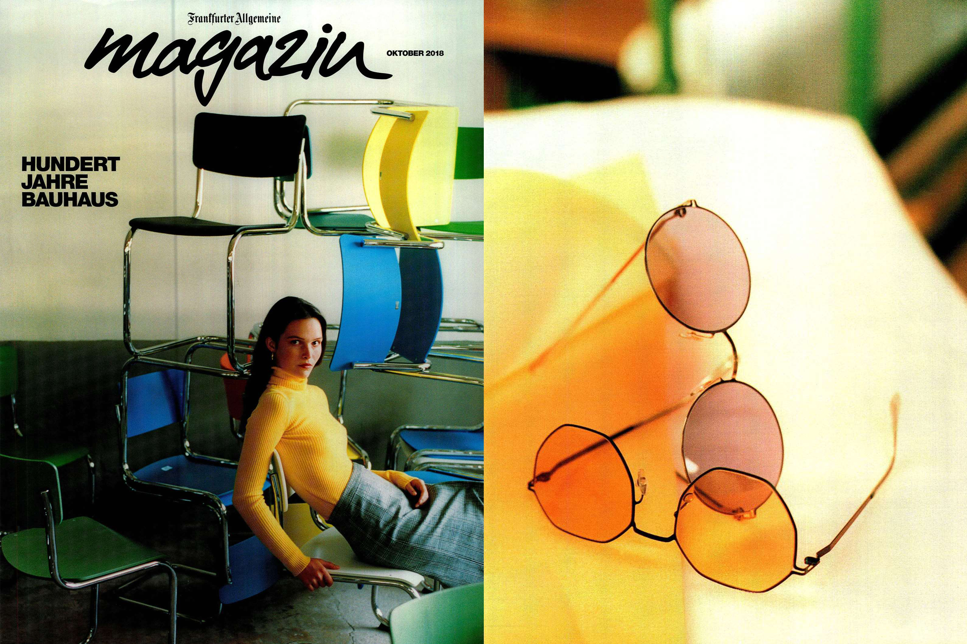 MYKITA STUDIO Sonnenbrillen STUDIO 7.2 & STUDIO 7.3 erschienen in FRANKFURTER ALLGEMEINE MAGAZIN Germany
