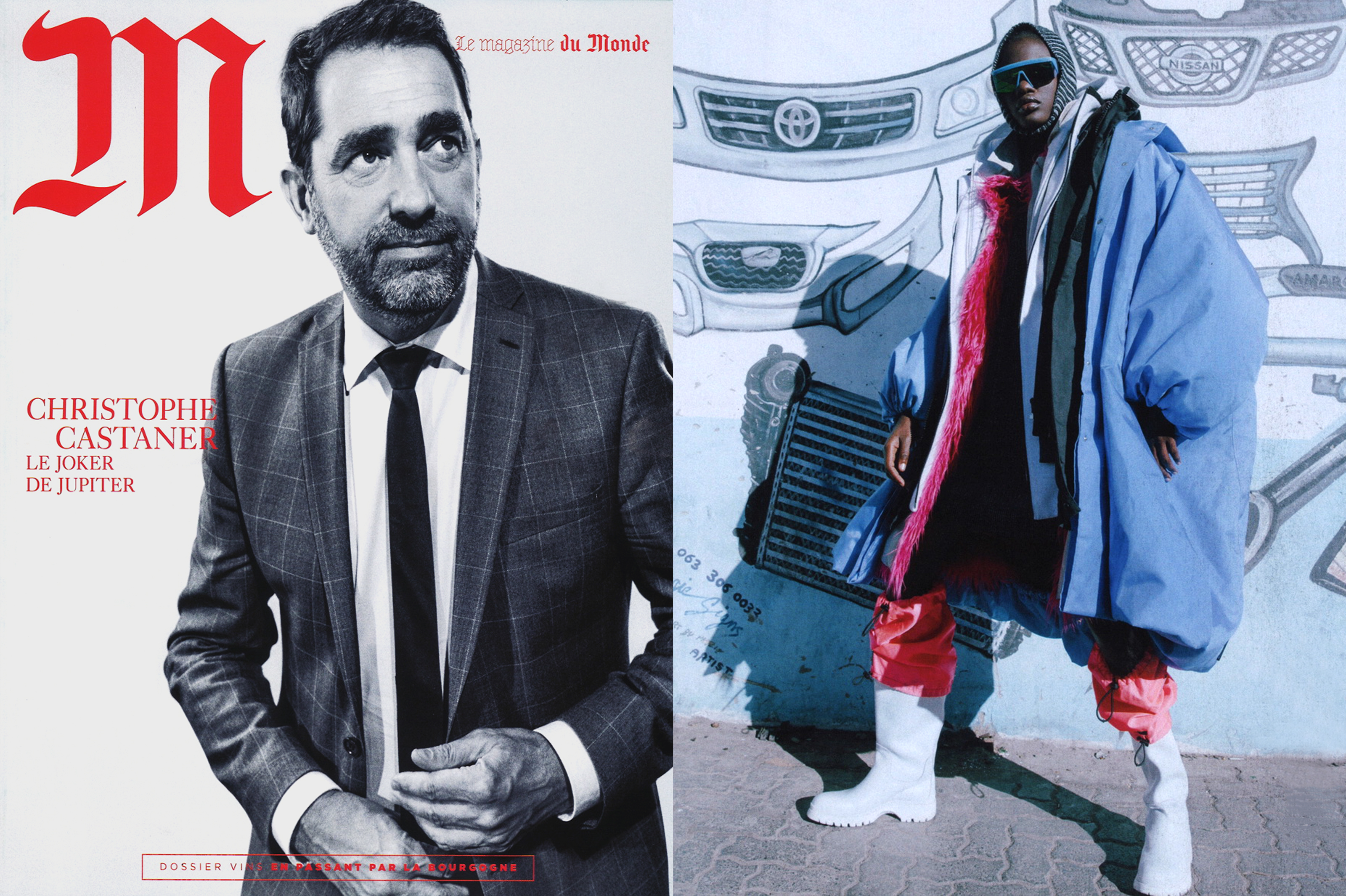 MYKITA & BERNHARD WILLHELM Sonnenbrille VICE erschienen in M LE MAGAZINE DU MONDE France