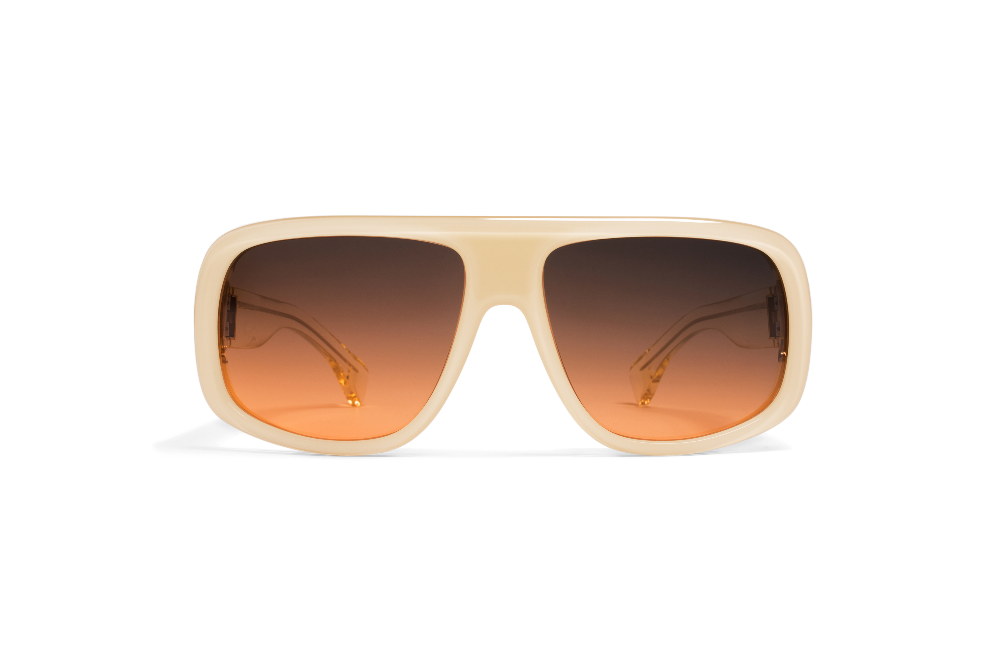 MYKITA Collab Bw Sun Spreckels Beige White Blackorange Gradient