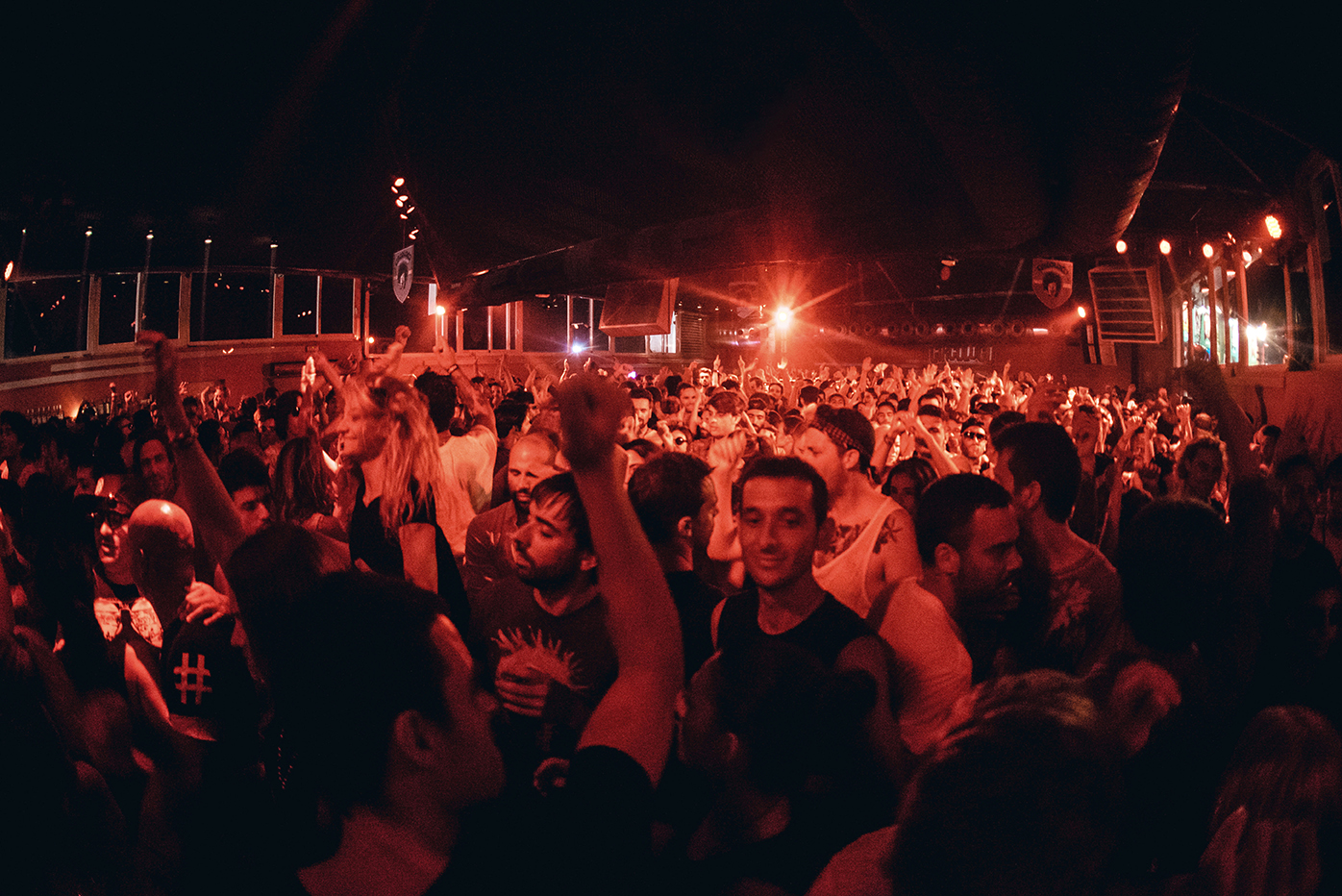 Circoloco in Ibiza while the Martinez Brothers were playing their set