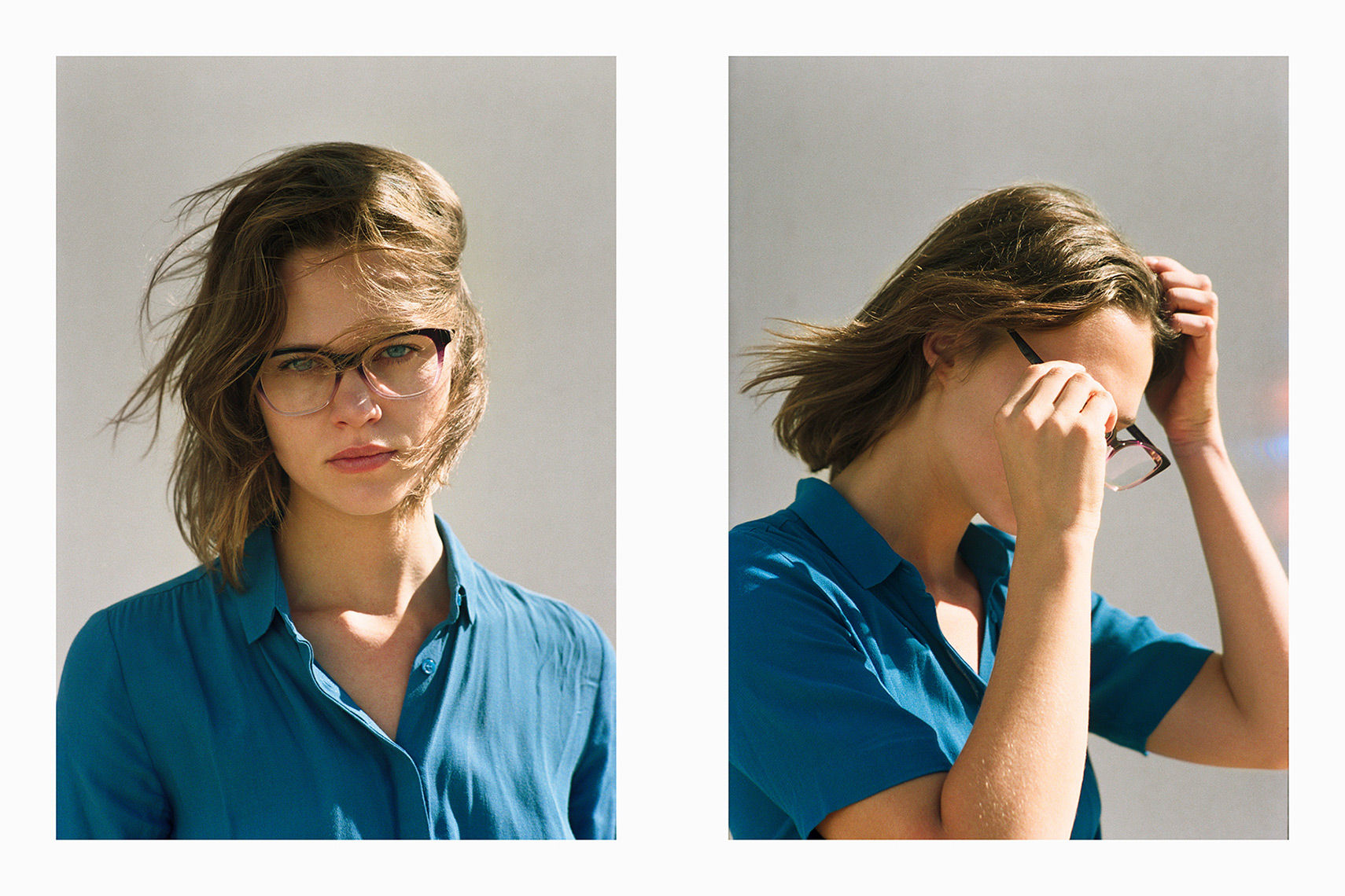 Mark Borthwick hat die neue Brillenkollektion von MYKITA in Siziliens Scala die Turchi für die 2016 MYKITA Kampagne   