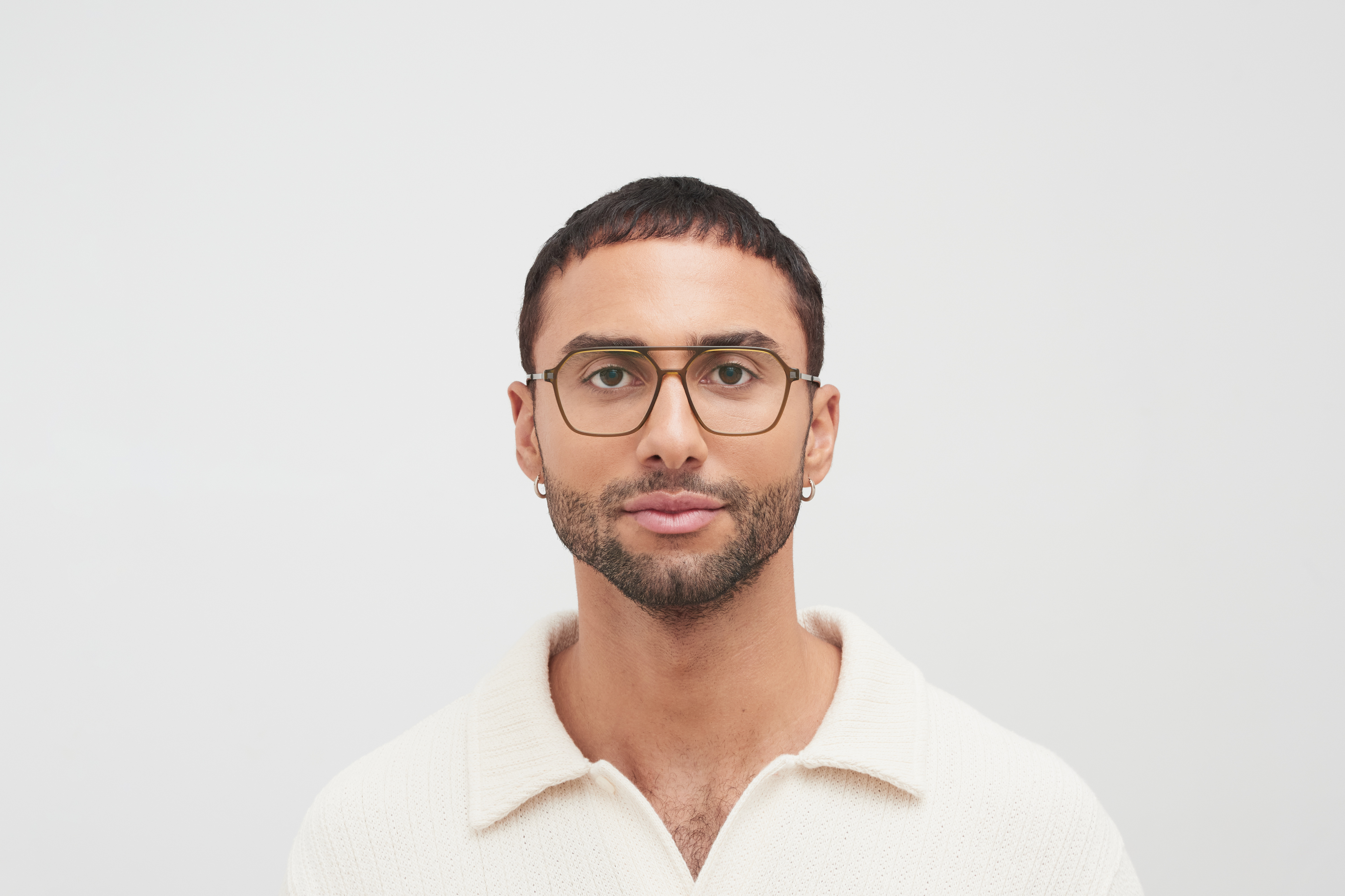 Oversized MYKITA Lite Acetate Rx Hiti C116 Peridot Graphite Clear