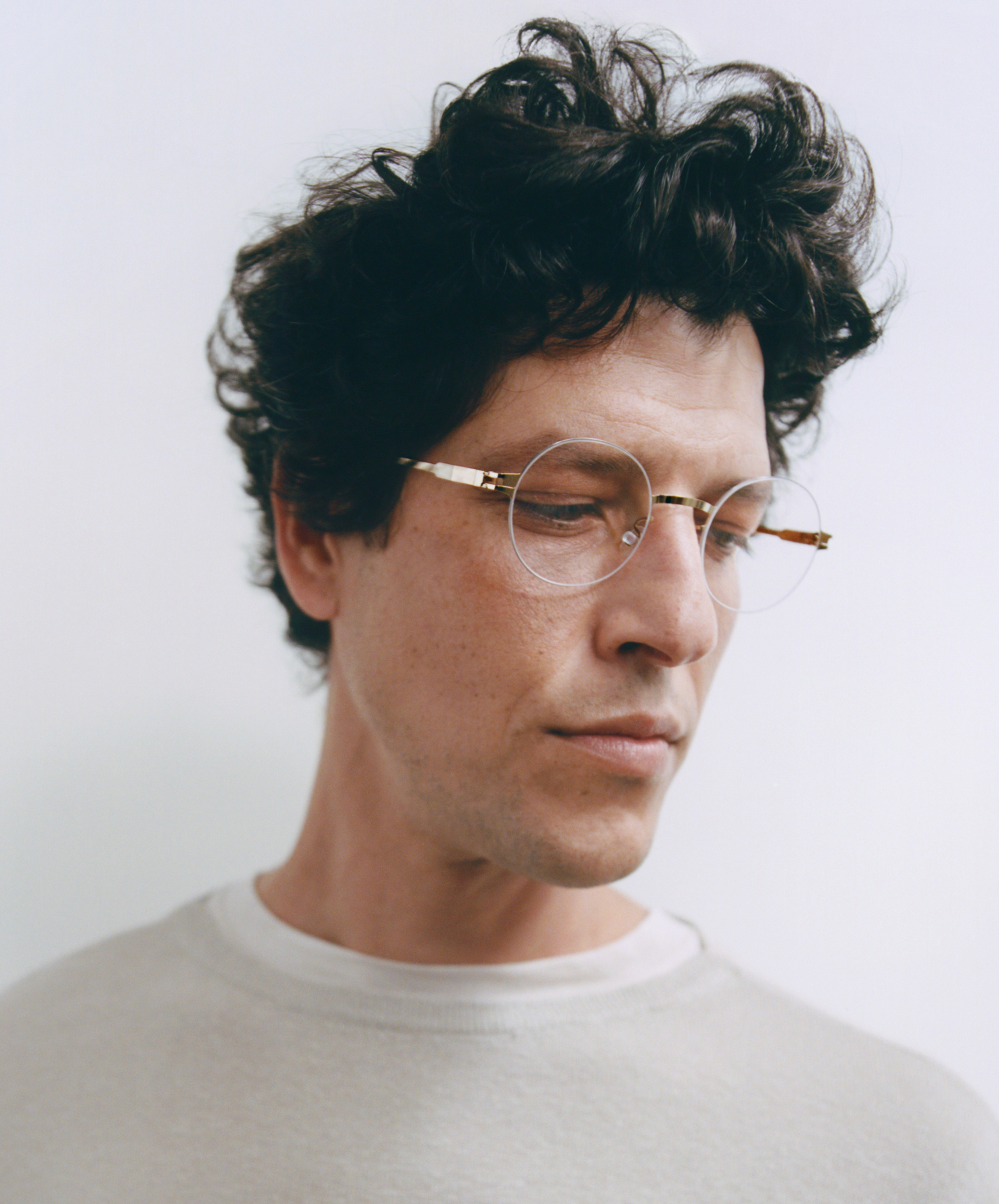 小物 mykita LESSRIM KAYO Glasses Mykita Kayo Silver / Champagne Gold
