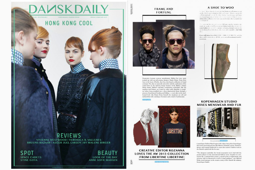 MYKITA Damir Doma Dansk Clipping