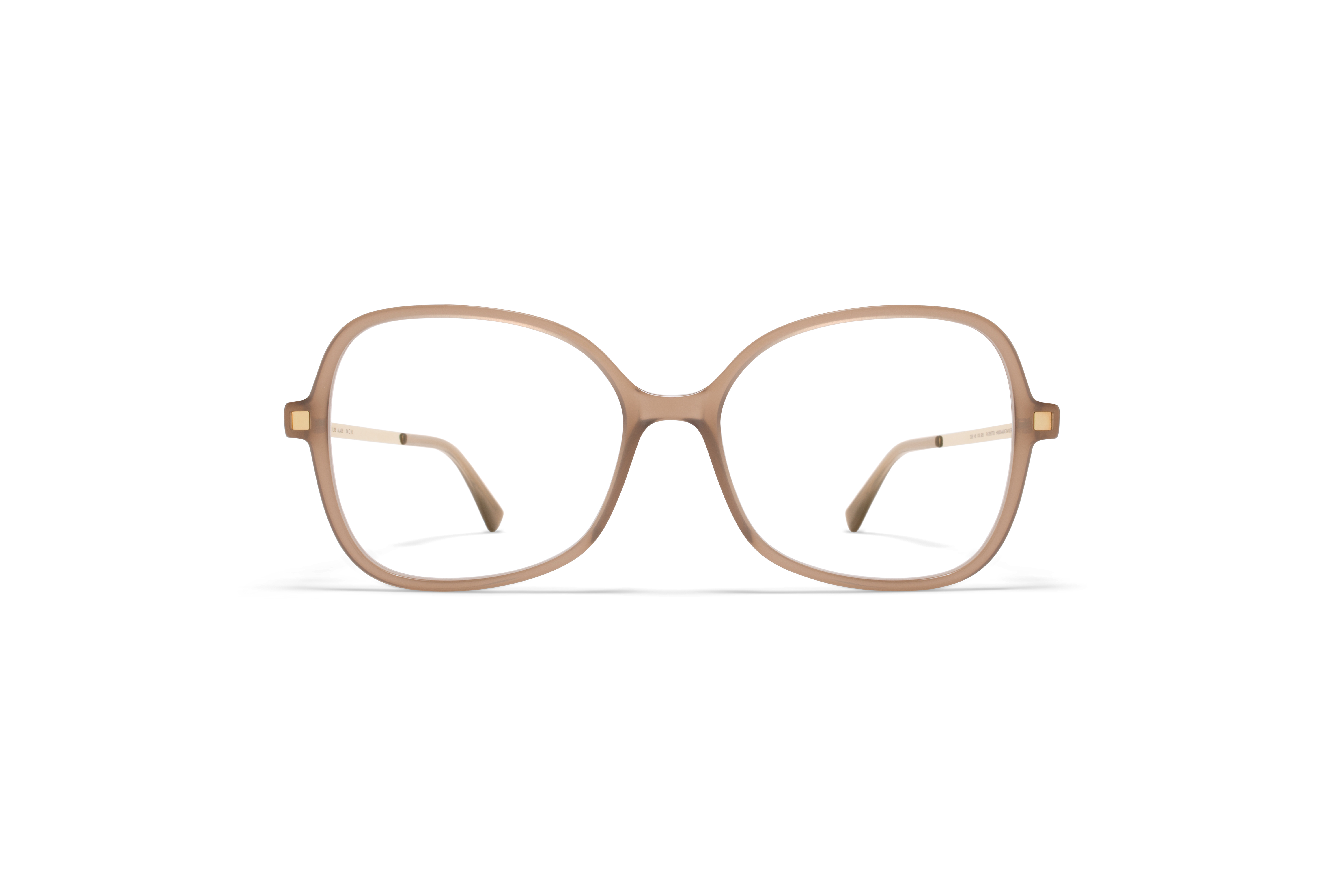 MYKITA Lite Acetate Rx Alasie C7 Taupe Glossy Gold Clear