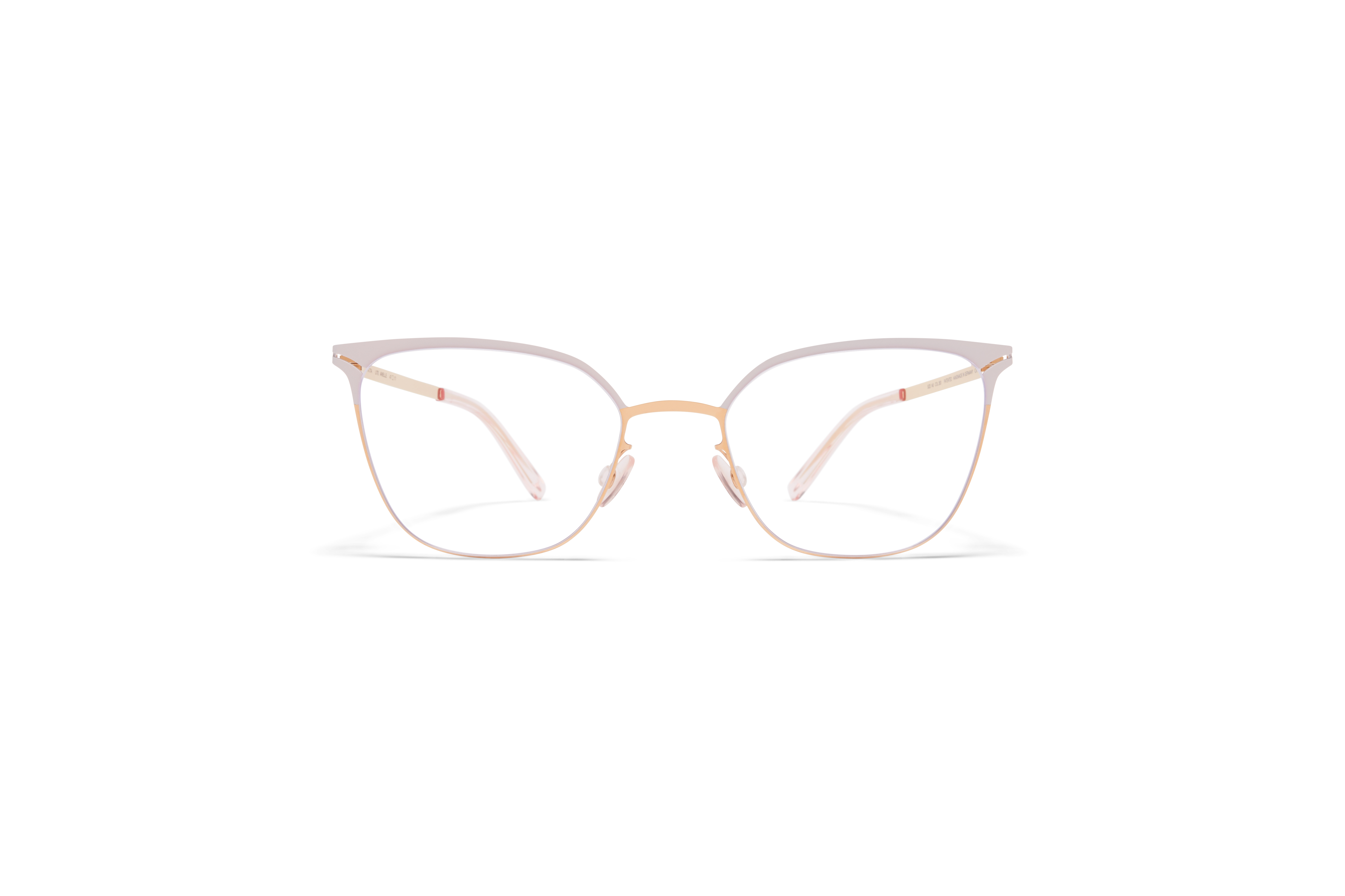 MYKITA Lite Acetate Rx Arielle Champagne Gold Aurore Clear