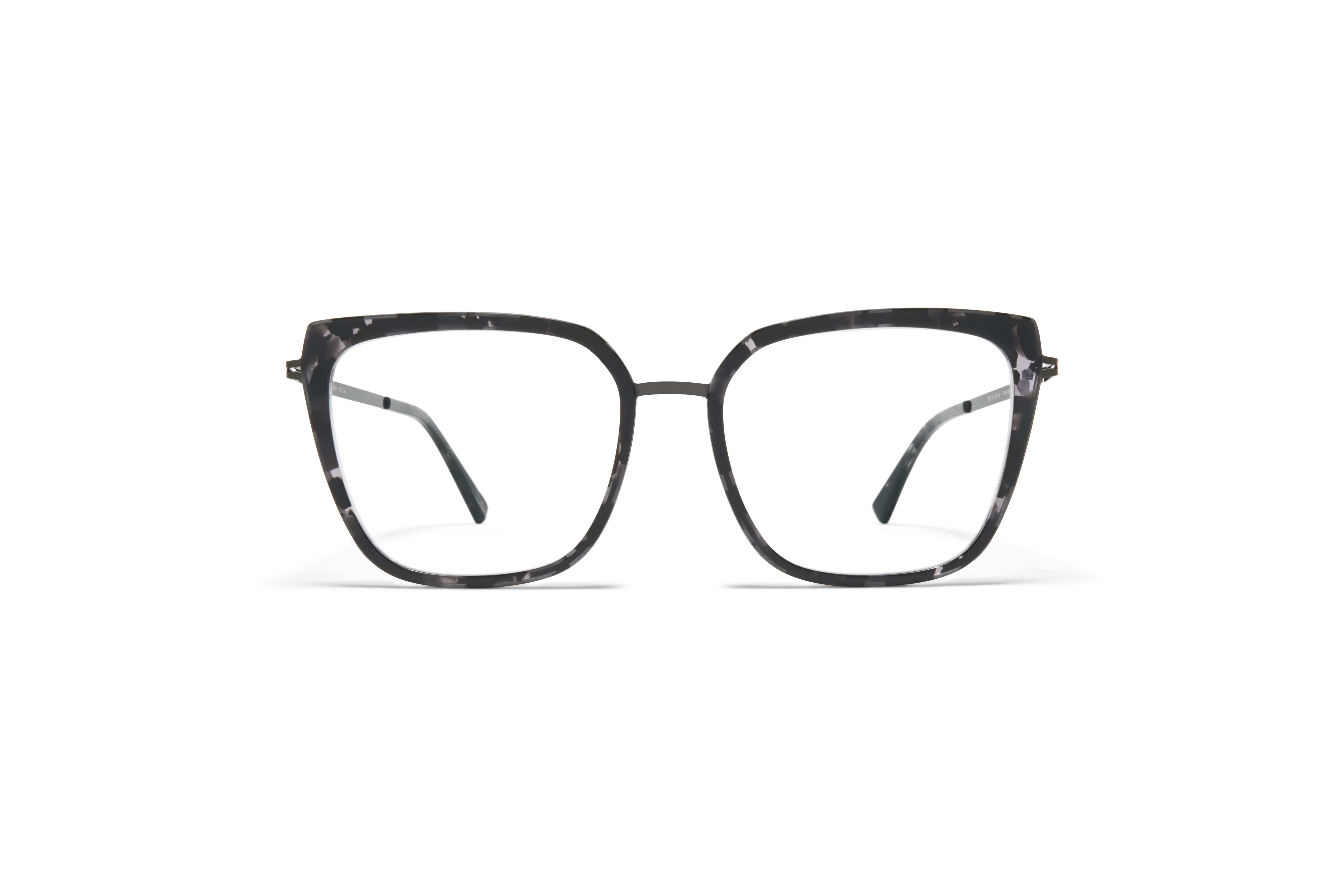 MYKITA Lite Acetate Rx Sanna A39 Shiny Black Black Havana Clear