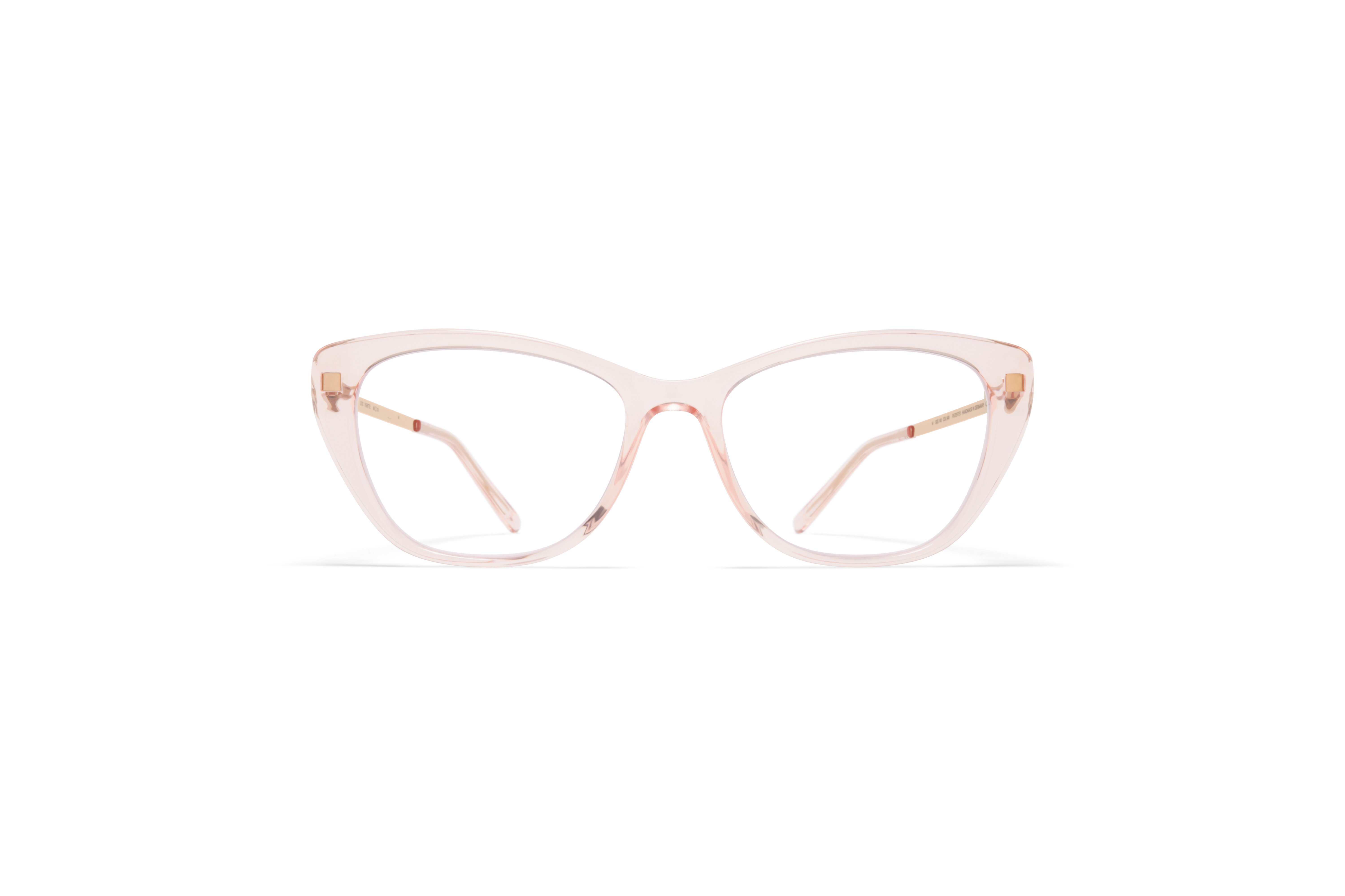 MYKITA Lite Acetate Rx Ygritte C20 Rose Water Champagne Gold Clear