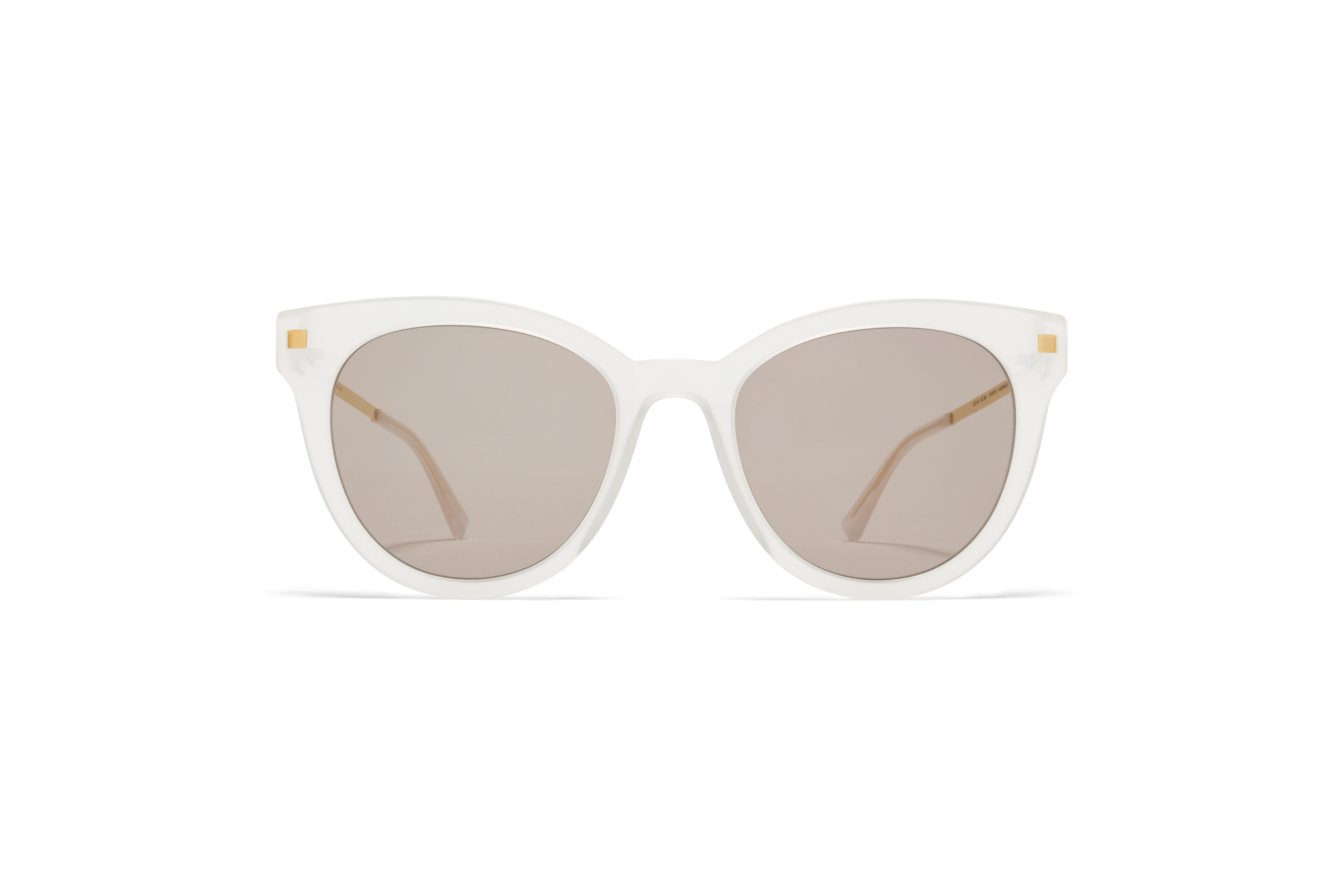MYKITA Lite Acetate Sun Anik C48 Lemon Sorbet Glossy Gold Smoke Brown Solid