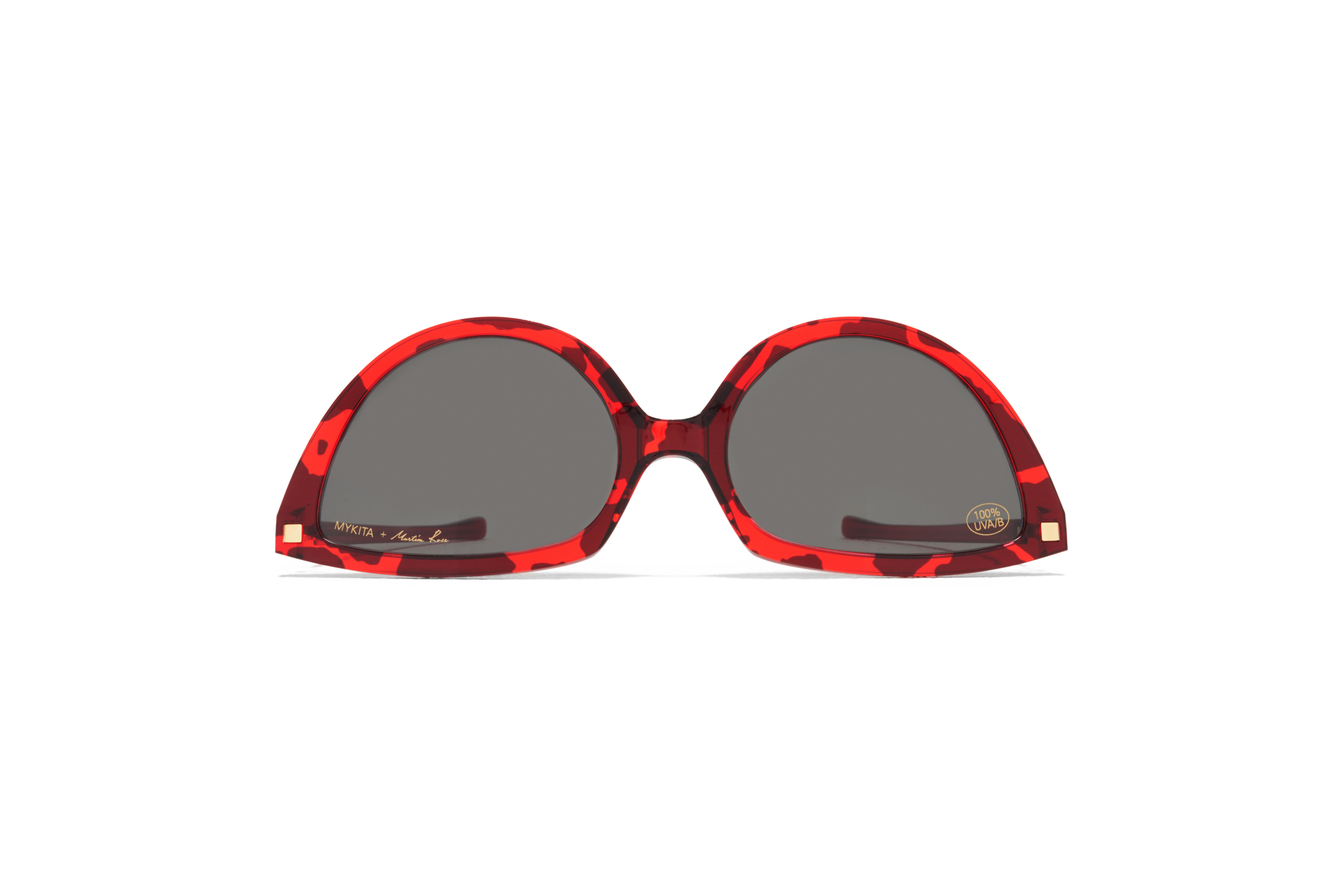 MYKITA Mr Sun Sos Red Giraffe Dark Grey Solid