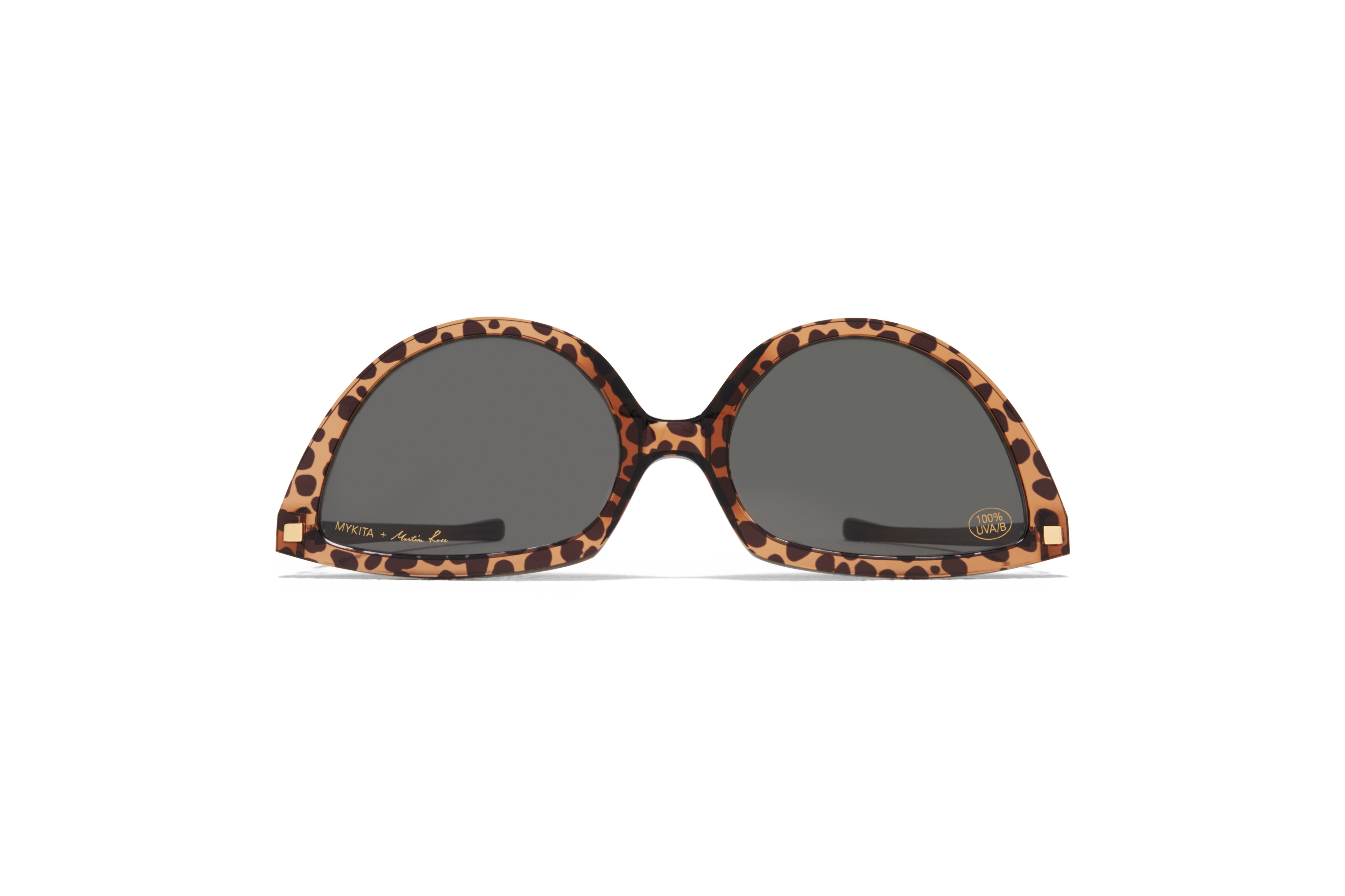 MYKITA Mr Sun Sos Topaz Leopard Dark Grey Solid