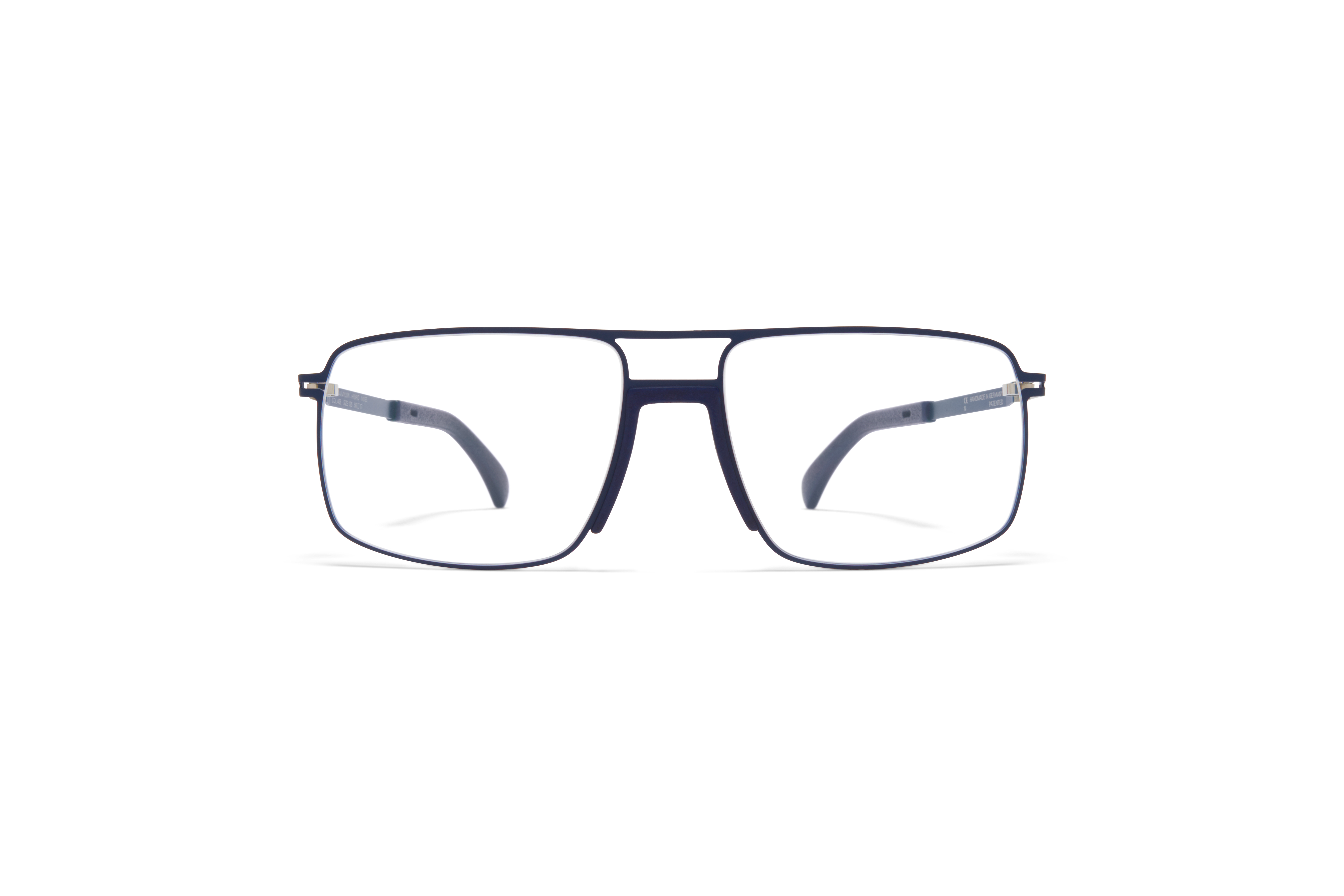 MYKITA Mylon Hybrid Rx Moss Mh35 Navy Blue Navy Clear