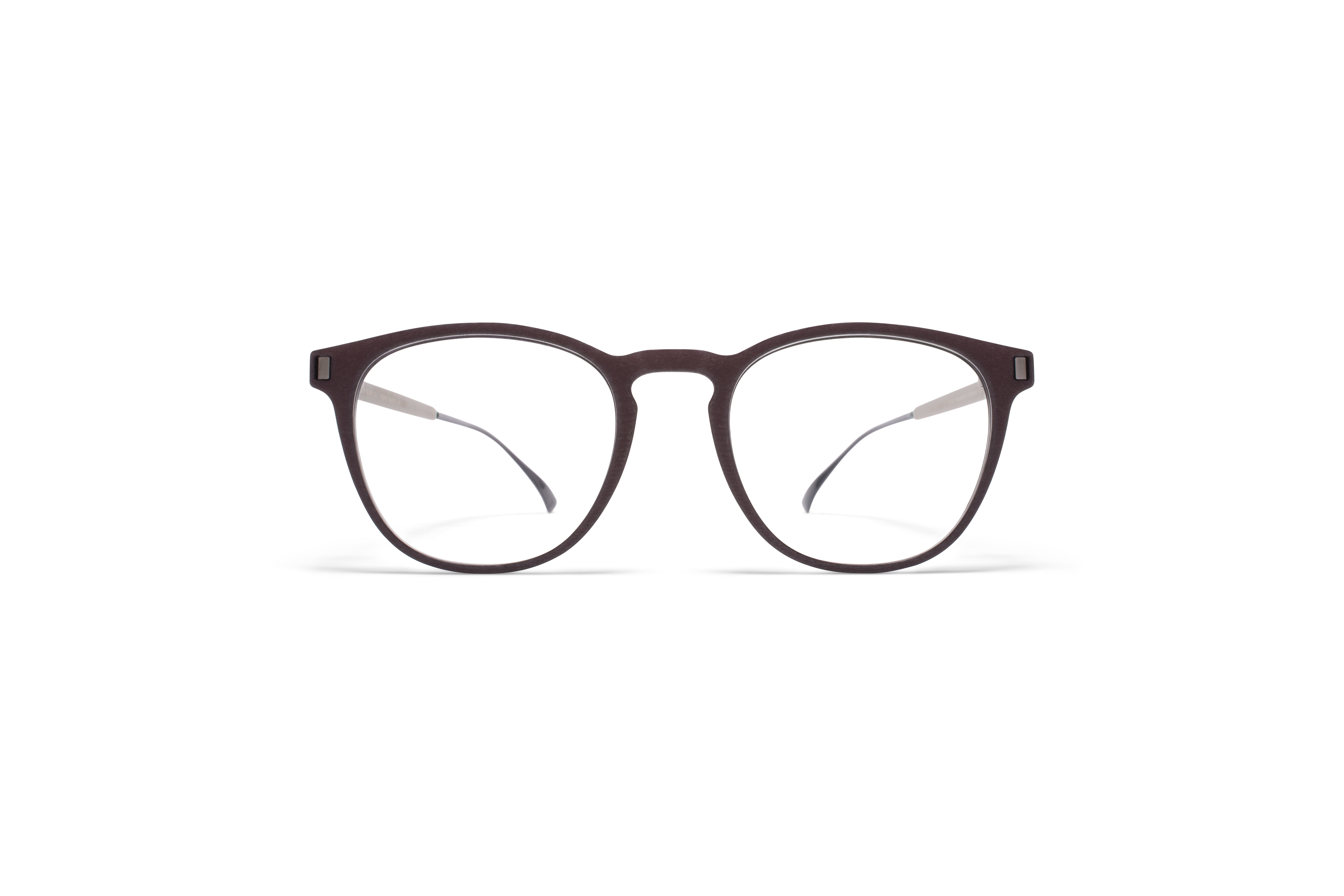 MYKITA Mylon Rx Guava Mh25 Ebony Brown Shiny Graphite Clear