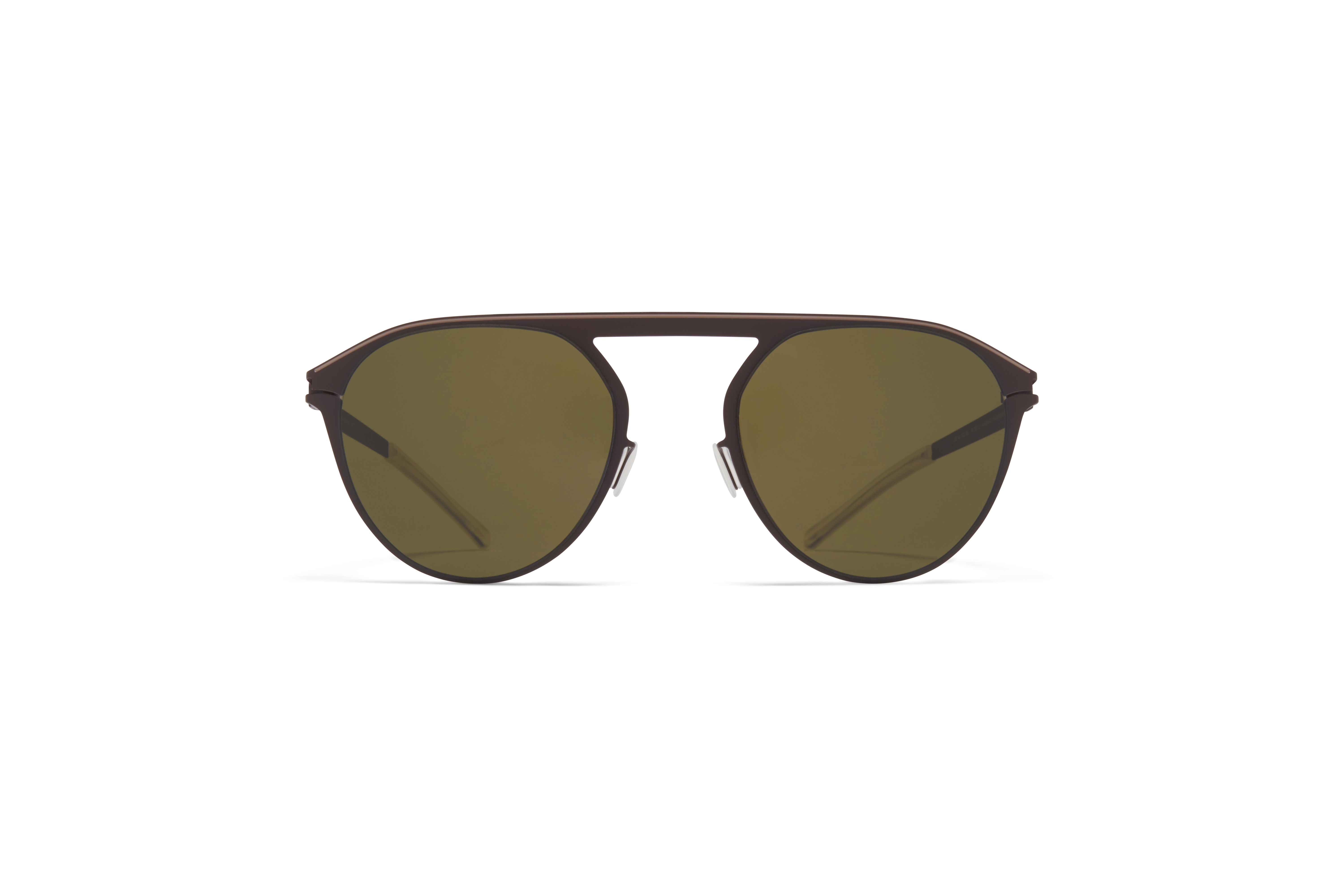 MYKITA No1 Sun Paulin Dark Brown Dark Sand Raw Green Solid