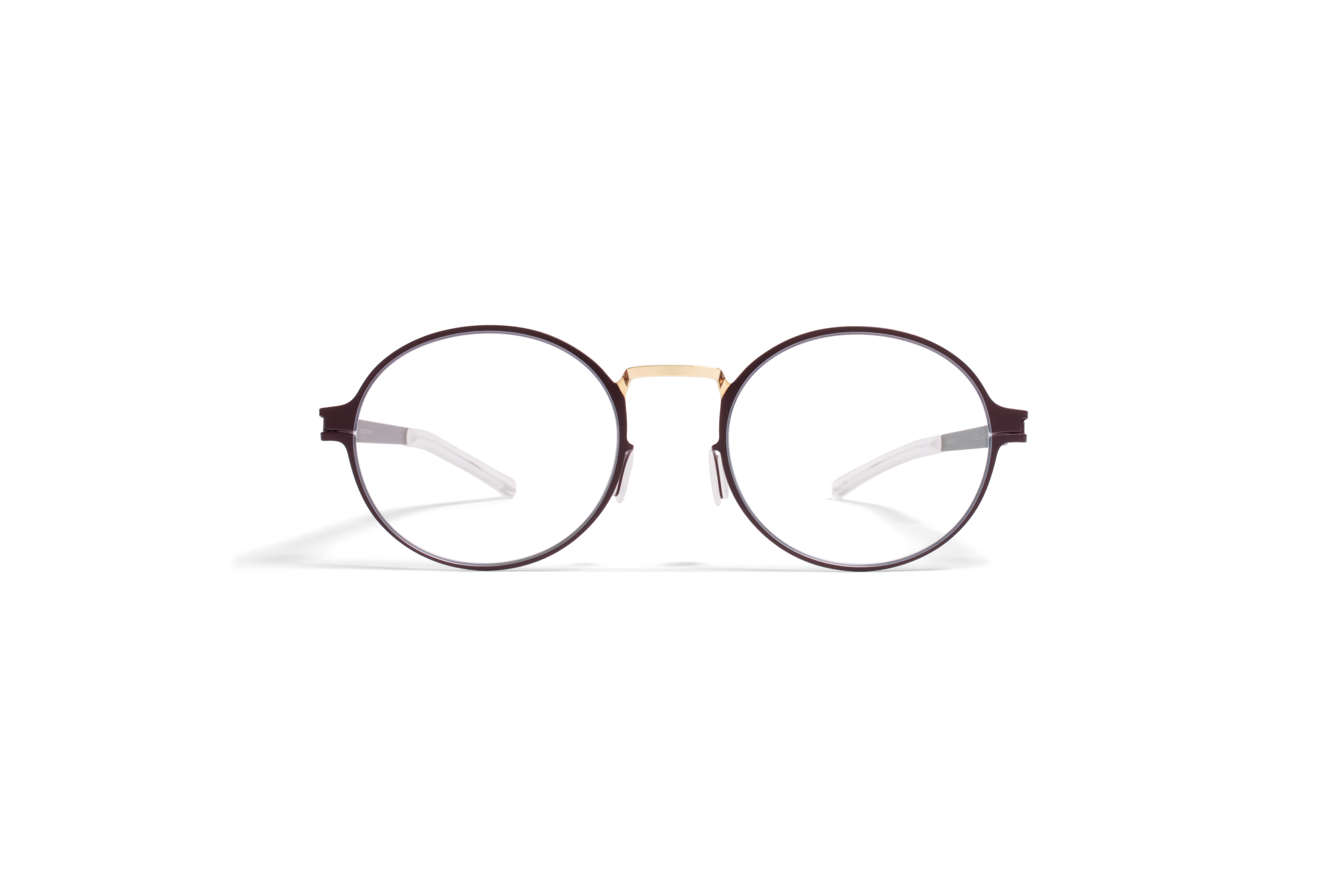 MYKITA Decades No1 Rx Ninni Gold Burgundy Clear