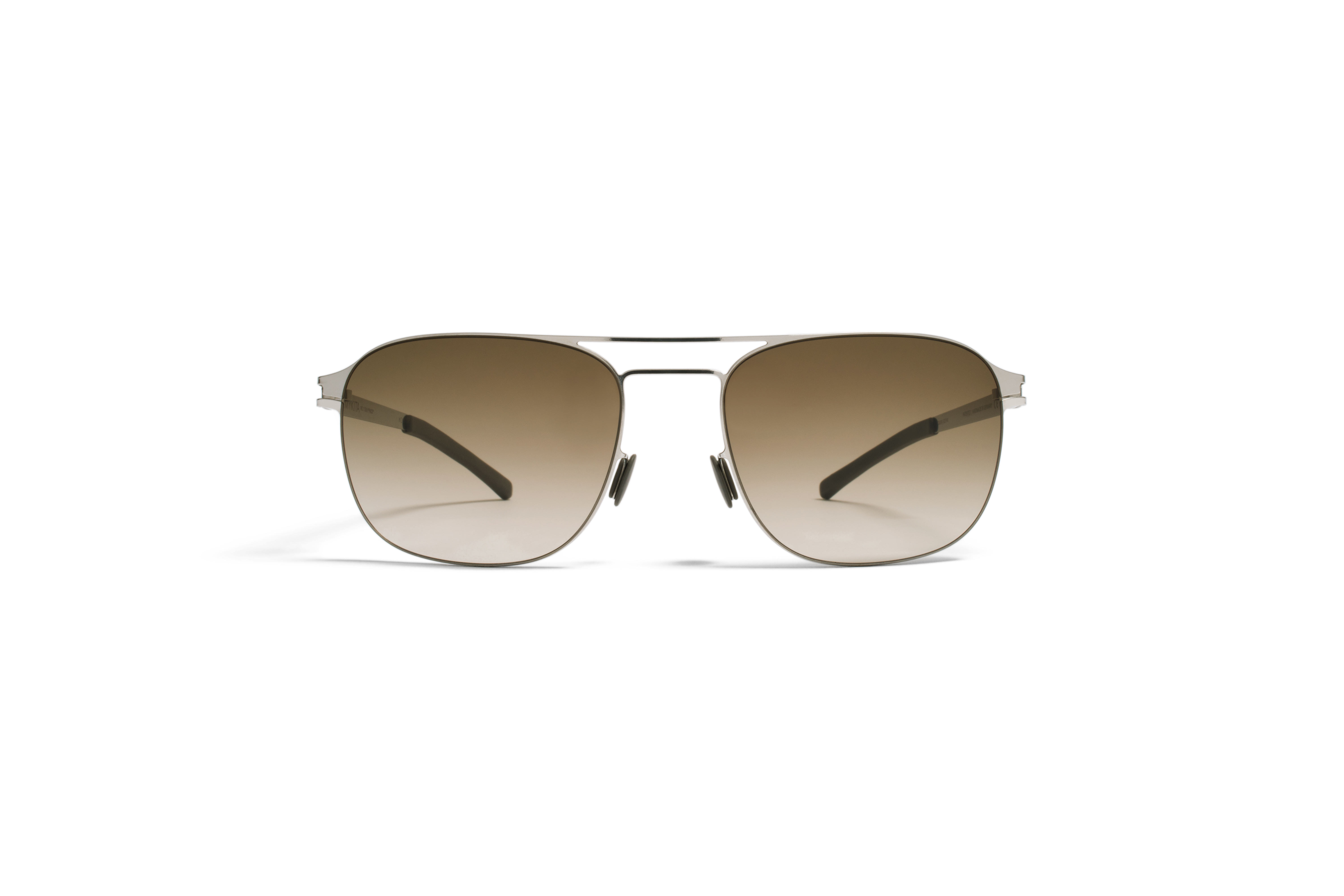 MYKITA No1 Sun Paco Shinysilver Olive Gradient