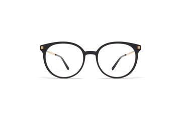MYKITA Lite Acetate Rx Julla C6 Black Glossy Gold Clear