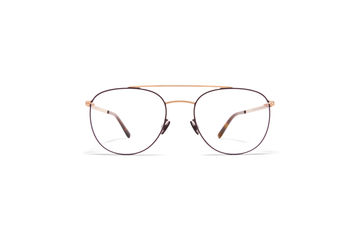 MYKITA Lite Acetate Rx Nilsson Champagne Gold Dark Brown Clear
