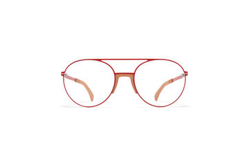 MYKITA Mylon Rx Lemon Mh46 Nude Coral Red Clear