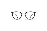 Frame: A76 Glossy Gold/Milky Indigo