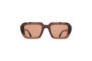 Frame: C204-Maroon/Shiny Silver
Lens: Cruxitebrown Solid