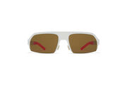 Frame: Talc/Fluo Red
Lens: Raw Brown Solid