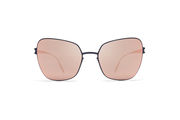 Frame: F65 Navy Blue
Lens: Rose Gold Flash