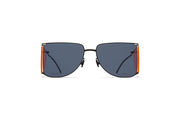 Frame: Black/Fluo Pink Sides
Glas: Dark Grey Solid