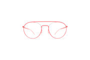 Frame: Silver/Neon Red