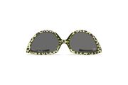 Frame: Green Leopard
Lens: Dark Grey Solid