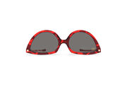 Frame: Red Giraffe
Lens: Dark Grey Solid