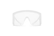 Frame: MC01 Lab White
Lens: Anti-fog Clear + Anti-fog Medigrey