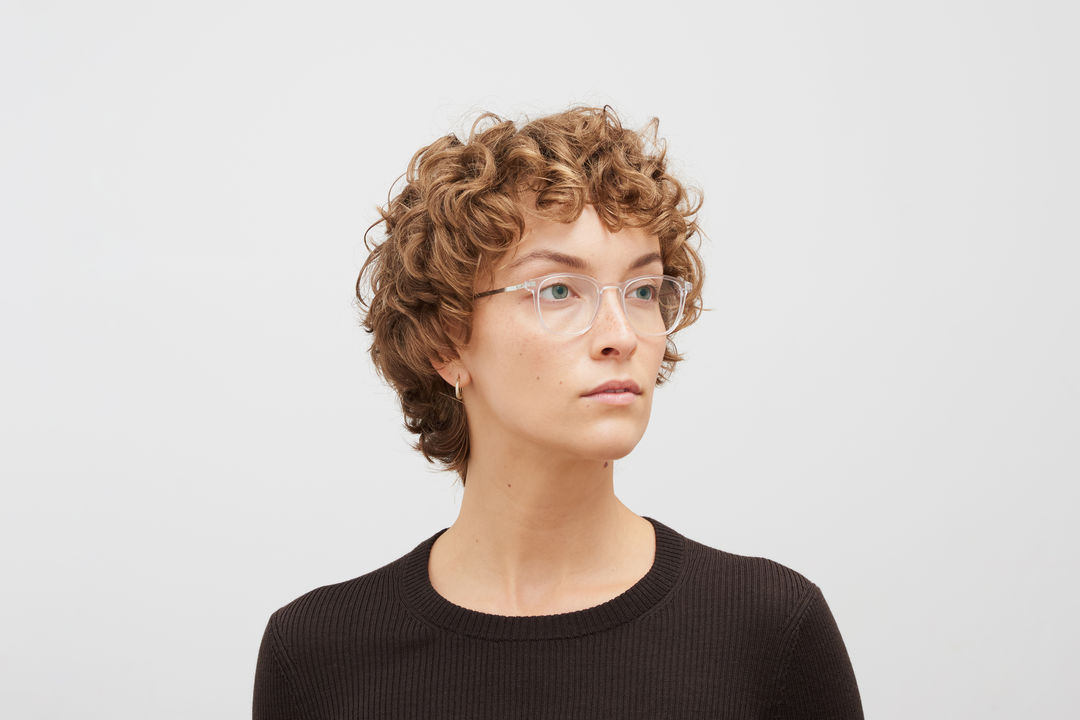 メガネ Mykita Mykita - ELBERT - 825 c72 limpid shiny silv Mykita Lite Elbert limpid/shiny silver · Hello Glasses