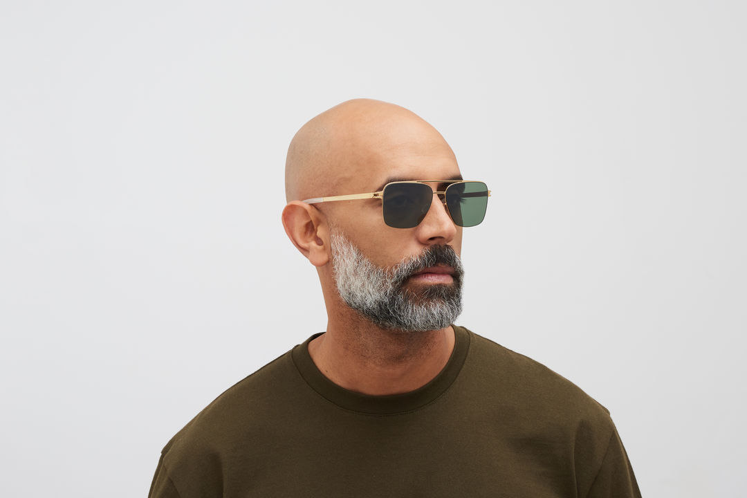 サングラス Mykita Mykita - CO BEAR - 335 camou green Mykita BEAR - C 335 Camou Green | Sunglasses Unisex