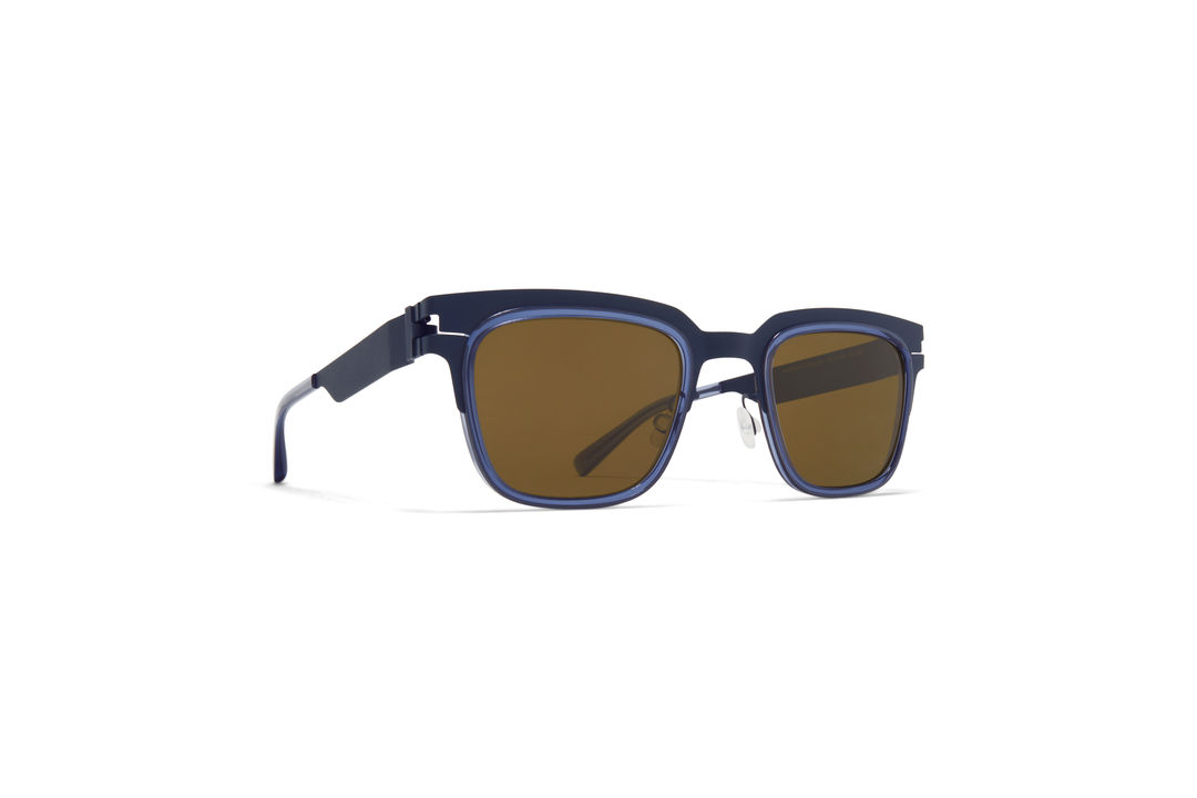 メガネ Mykita Mykita - RAYMOND - a78 dark brown striped br MYKITA ACETATE RINGS RAYMOND OPTICAL FRAME