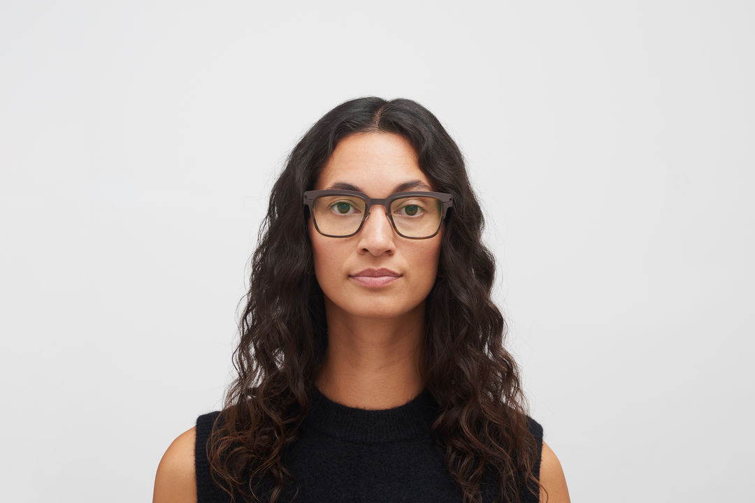 メガネ Mykita Mykita - RAYMOND - a78 dark brown striped br MYKITA ACETATE RINGS RAYMOND OPTICAL FRAME