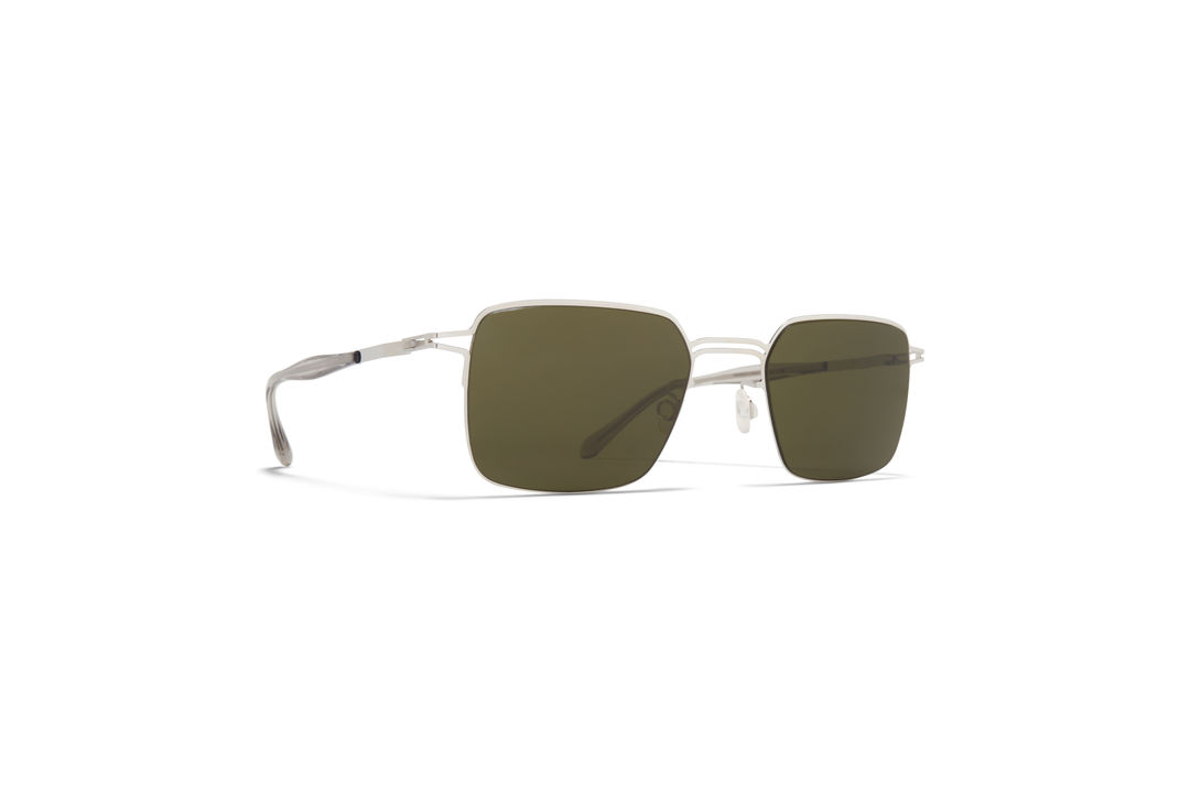 サングラス Mykita SS25 Unisex SUNGLASSES (MMESSE018 187 SILVER) Mykita Silver Sunglasses | FREE Shipping - Go-Optic.com