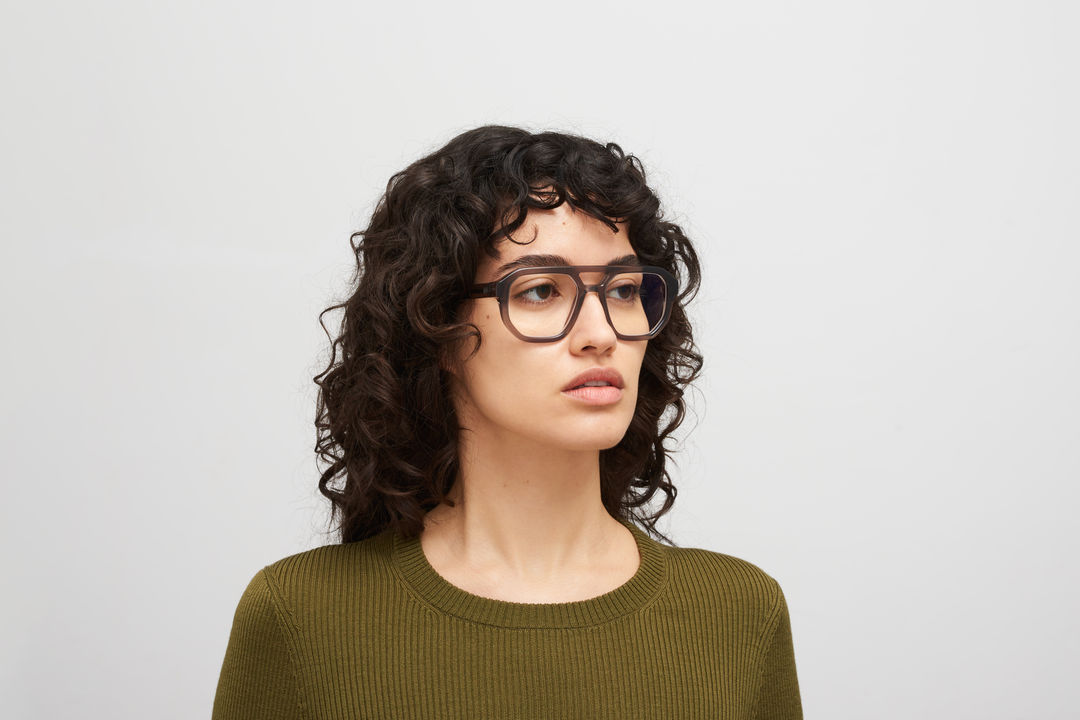 メガネ Mykita Mykita - KIMBER - 776 c159 clear ash shiny MYKITA ACETATE BOLD KIMBER OPTICAL FRAME
