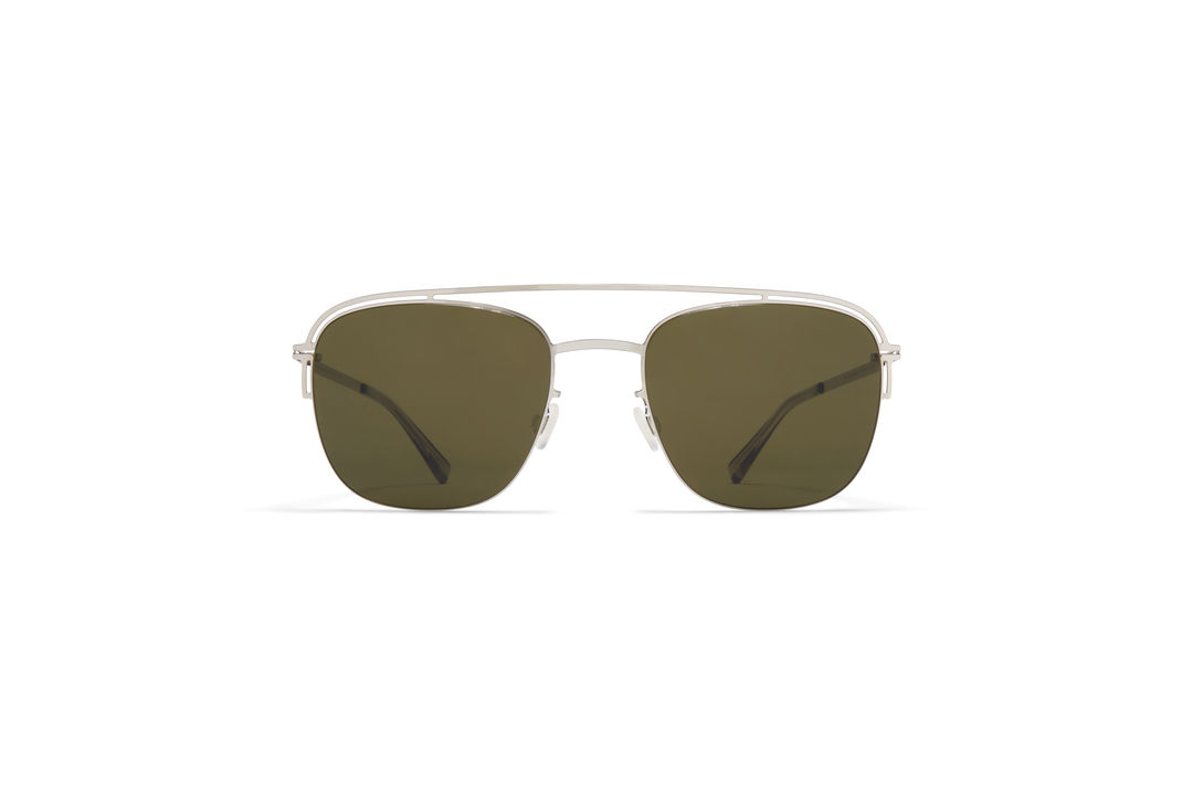 サングラス Mykita SS25 Unisex SUNGLASSES (MMESSE018 187 SILVER) Mykita Mmesse018 Sunglasses In 187 E1 Silver Silver Flash