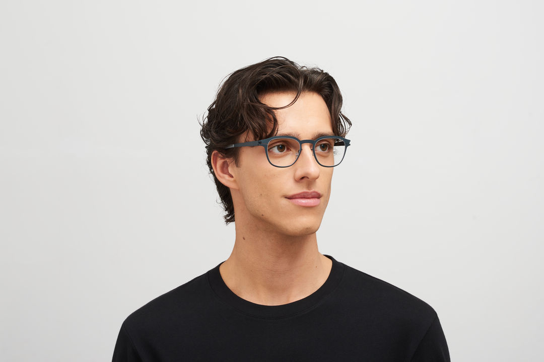 メガネ Mykita FW25 Mykita - IDRIS - 002 black (IDRIS 002 BLACK) MYKITA NO1 IDRIS OPTICAL FRAME