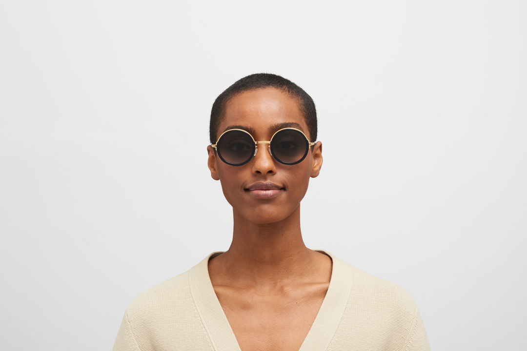 サングラス Mykita Mykita - SINCLAIR - 013 glossy gold MYKITA® - Handmade Designer Eyewear from Berlin