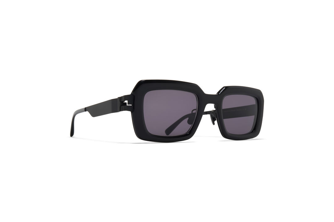 サングラス Mykita Mykita - UNA - 909 a6 black black MYKITA - MYKITA ACETATE SUN / UNA / Frame: A6 Black/Black