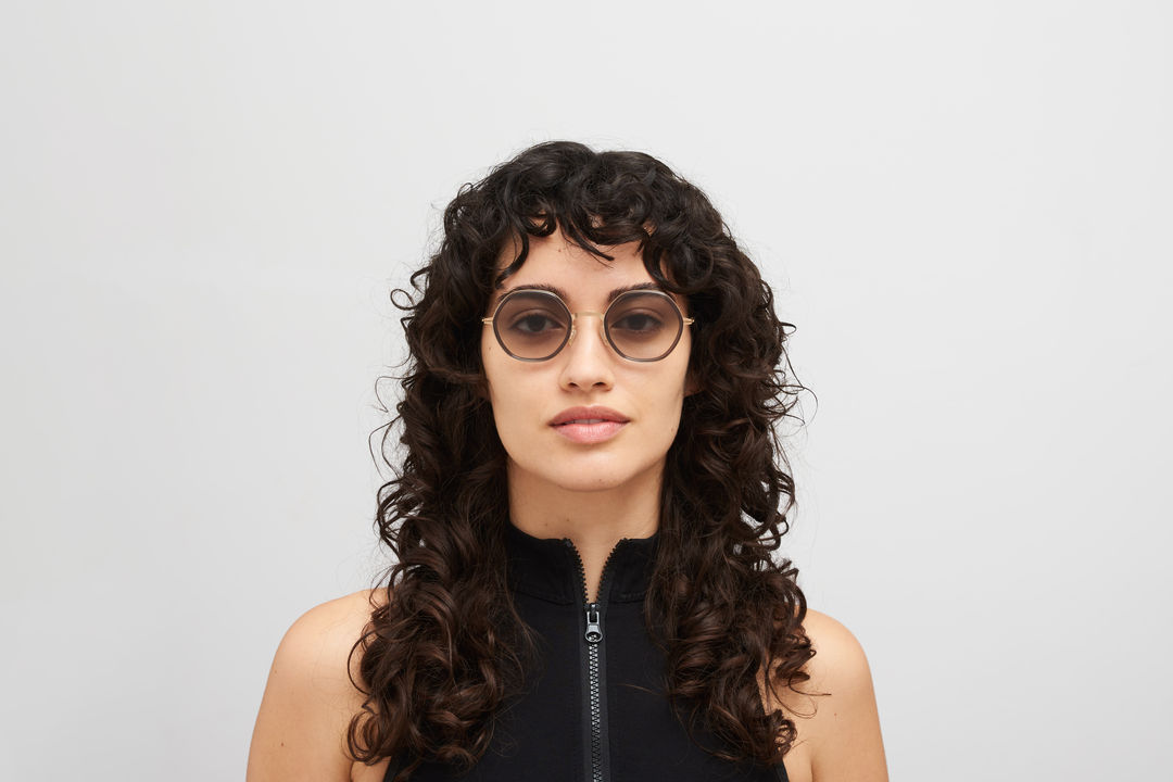 サングラス Mykita Mykita - PAVI - 653 a83 champagne gold cl MYKITA LITE ACETATE RINGS PAVI OPTICAL FRAME