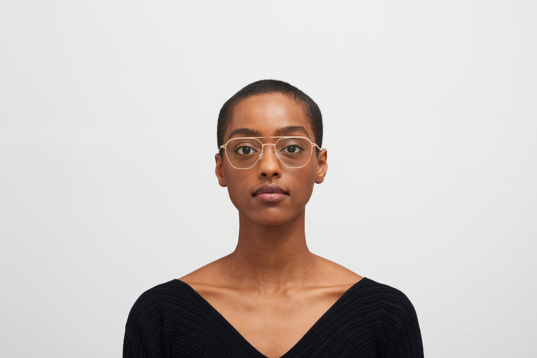 サングラス Mykita Mykita - MAUREEN - 291 champagne gold MYKITA Sunglasses MAUREEN - 291 Champagne Gold | FRMODA.COM