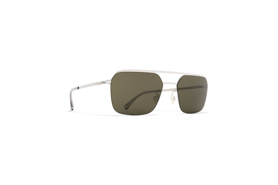 サングラス Mykita Mykita - ALISTER - 051 shiny silver MYKITA - LITE SUN / ALISTER / Frame: Shiny Silver Lens: Raw