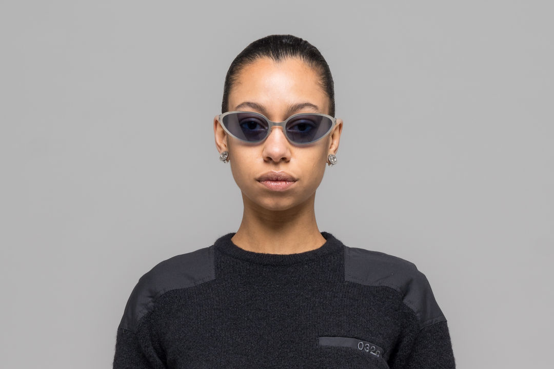 サングラス Mykita Mykita - CO BEAR - 470 matte silver MYKITA 032c CO BEAR sunglasses