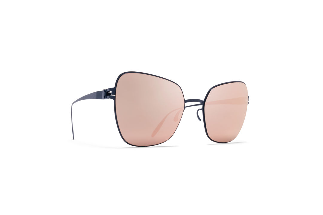 MYKITA Bw Sun Peggy F65 Navy Blue Rose Gold Flash59fb1ee401419