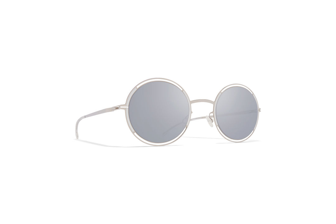 MYKITA Decades Sun Giselle Silver White Silver Fla