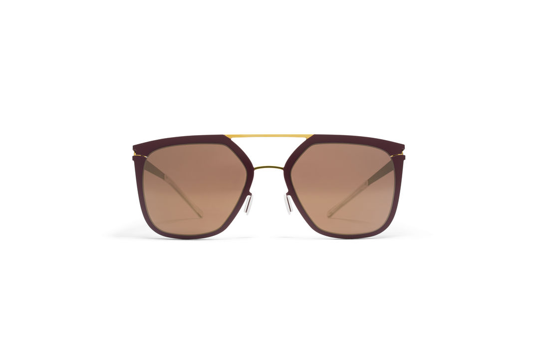 MYKITA Decades Sun Jessica Gold Burgundy Brilliant562b463661d42