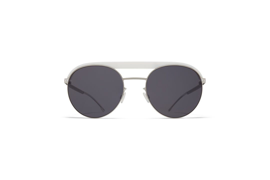 MYKITA Leica Sun Ml01 Mh52 Signal White Soft Lack Shiny Silver Leica Black Gradient Photo Chromic